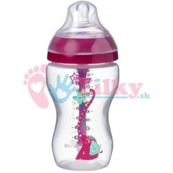 Tommee Tippee antikoliková fľaštička Advanced Girl ružová 260 ml