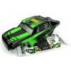 BlackZon Smyter DT 4WD: Karoséria DT (čierna/zelená) 1:12