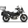 Kompletná sada sedlových tašiek SHAD TERRA TR40 a hliníkového 48L topcase, vrátane montážnej sady SHAD SUZUKI DL 650 V-Strom