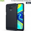 Gumený kryt MOFI Carbon na Xiaomi Redmi Note 9S/9 Pro - Modrá