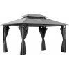 Záhradný altánok Tino 3x4 grafit