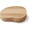Ferm Living Servírovacia doska Cairn – sada 4 ks