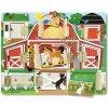 Melissa & Doug Drevené puzzle s dvierkami