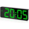 E-CLOCK GH0721L Digitálny budík, čierny so zeleným podsvietením