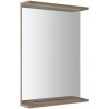 Aqualine KORIN STRIP zrkadlo s LED osvetlením 50x70x12cm, dub platin SPH KO995S