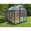 Skleník G21 GA-59 3,12 x 1,9 m, green se základnou GAN-59-AL-12-BS