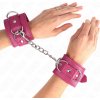 Kink - 3 d-ring wrist restraints adjustable pink 17.5-25 cm x 6 cm