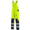 CXS NORWICH / Pánske výstražné záhradníkov, nohavice s trakmi - žltá/modrá 46