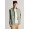 KOŠEĽA GANT REG COTTON LINEN SHIRT PINE GREEN