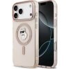Karl Lagerfeld IML Choupette MagSafe iPhone 17 Pro Max ružové puzdro