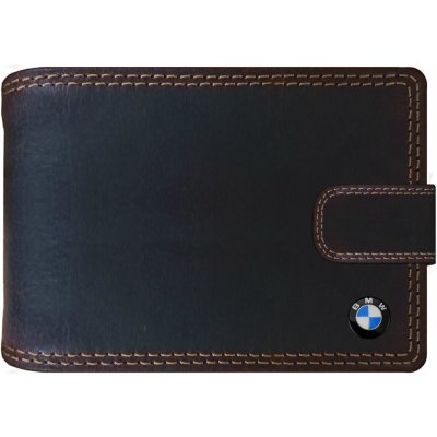 Kožená peňaženka BMW pánska hnedá RFID bezpečnostná