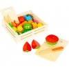 Eco Toys Drevené ovocie a zelenina 17ks