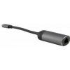 Sieťová karta Verbatim USB-C/RJ45 (49146) sivá