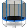 Aga SPORT TOP Trampolína 250 cm Modrá + ochranná sieť + rebrík