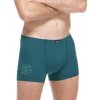 Gina pánske boxerky s potlačou 73135 Petrolejová Veľ. XL/XXL