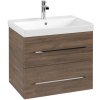 VILLEROY & BOCH Avento závesná skrinka pod umývadlo, 2 zásuvky, 630 x 452 x 514 mm, Arizona Oak, A89000VH