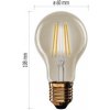 LED žiarovka Vintage A60 / E27 / 4,5 W (40 W) / 420 lm / Teplá biela