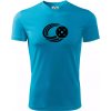 Florbal lopta - Pánske tričko Fantasy športové - 2XL ( Svetlý tyrkys )