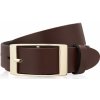 PAOLO PERUZZI Dámsky kožený opasok 110cm | hnedá PG-02-BRZ-110
