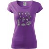 Horolezecké karabíny - Dámske tričko Pure - L ( Fialová )