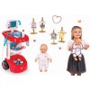 Smoby lekársky vozík pre deti, bábika Baby Nurse a šaty Baby Nurse 24475-1
