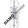 MANN FILTER Palivový filter MANN FILTER WK 69/2