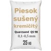 Kremičitý piesok sušený: 25 kg vrece 0,3 - 0,6 mm