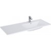 LOTOSAN LK5945 MAYLA nábytkové umývadlo asymetrické, pravé 100 cm 100 x 1,8 x 46 cm biela LK5945
