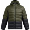 Pánska bunda Under Armour Legend Down Hooded Jacket Veľkosť: M / Farba: zelená/čierna