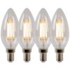 Lucide žiarovka C35Led Filament stmievateľná E14 4x4W 360LM 2700K 49023/14/60