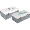 Home Deco Kids Kovové boxy na hračky Explorer 2 ks 28x47x19 cm