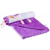 TEGA BABY Deka do kočíka 75x100 Little Princess, fialová
