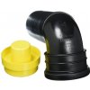 Geberit Pripojovacie koleno PE 90° pre závesné WC 90/90 mm, 366.061.16.1