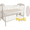 TOMI 19 02 biela so sťahovateľnou bočnicou kokos/pena/pohánka (+25,- €)