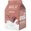 A'Pieu Chocolate Milk One-Pack Vyhladzujúca čokoládovo-mliečna maska 21 g