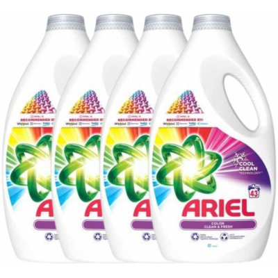 Ariel Color Clean & Fresh tekutý prací prostriedok 4 x 2,15 l 172 PD