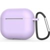 Ochranné pouzdro na Apple Airpods 3, silikónové hladké Farva: Fialová