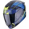 SCORPION prilba EXO-1400 EVO II AIR Intensio black/blue - S