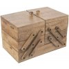 Orion Drevená kazeta na šitie Mango rozkladacia 30,5 x 20 x 21 cm