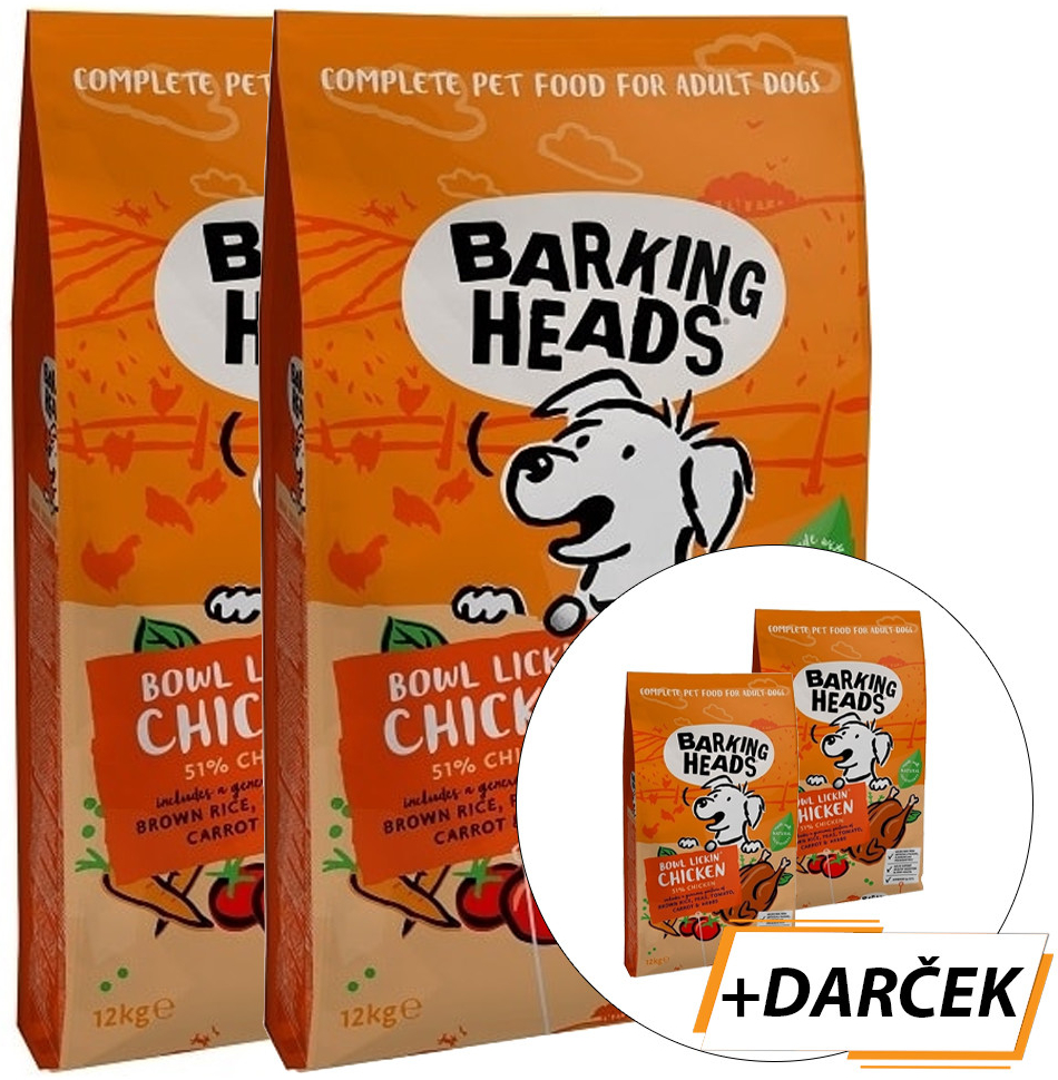 Barking Heads Bowl Lickin’ Chicken 2 x 14 kg