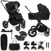 MUUVO SET Kočík 4v1 Quick SE 2 Sunset black set + CYBEX Aton B2 i-Size + základňa