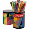 STABILO Fix Pen 68 ARTY prémiový vláknový - 45 farieb v plechovej dóze