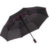 Automatický skladací dáždnik FARE®-Mini Style, priemer 97 cm , Black/Euro Blue Farba: black/magenta