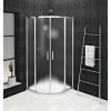 Gelco SIGMA SIMPLY štvrťkruhová sprchová zástena 800x800mm, R550, Brick sklo GS6580