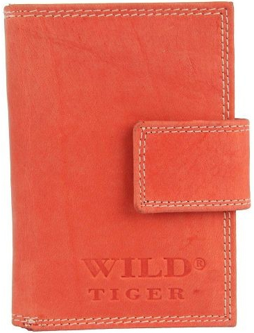 Wild Tiger dámska kožená peňaženka červená