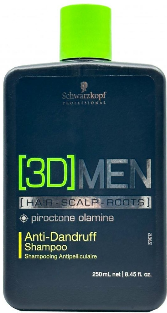 Schwarzkopf 3D Men Anti-Dandruff Shampoo 250 ml