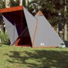 RODINNÝ STAN TIPI 6-MIESTNY, SIVÝ, VODOTESNÝ