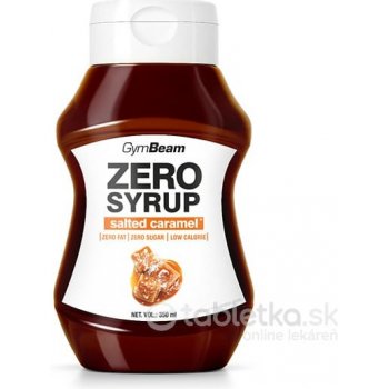 GymBeam ZERO SIRUP slaný karamel 350 ml