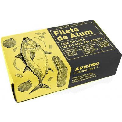 Aveiro tuňákové filety v olivovém oleji mexický salát 120 g