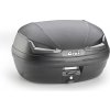 GIVI E455NT SIMPLY IV kufor čierny (Monolock s vlastnou platňou), číre odrazky, objem 45 litrov